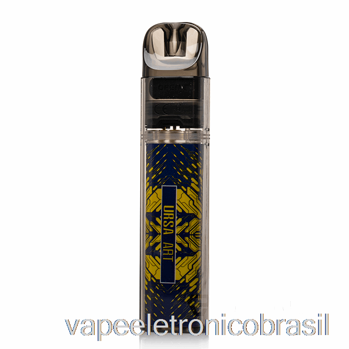 Vape Recarregável Vape Perdido Ursa Nano Art 18w Pod Kit Blue Stella X Kaleido Art